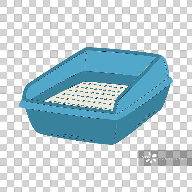 猫砂盆，猫的厕所，宠物图片素材