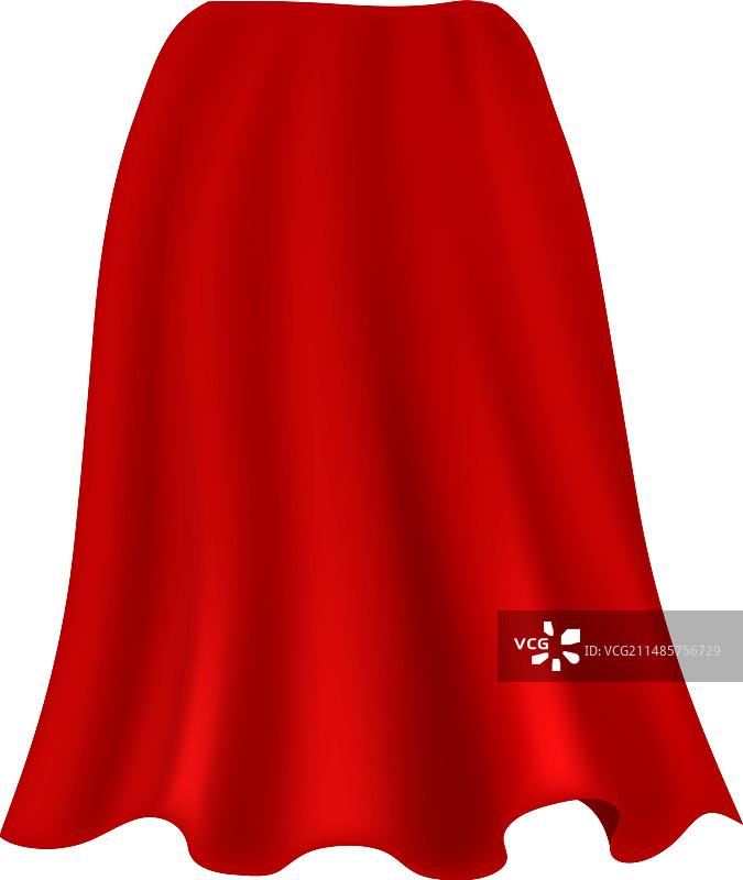 红色披肩斗篷图片素材