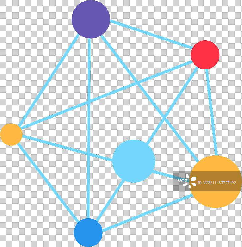 网络结构接口复杂加密图片素材