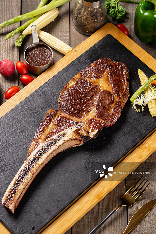 西餐战斧牛扒煎牛排图片素材