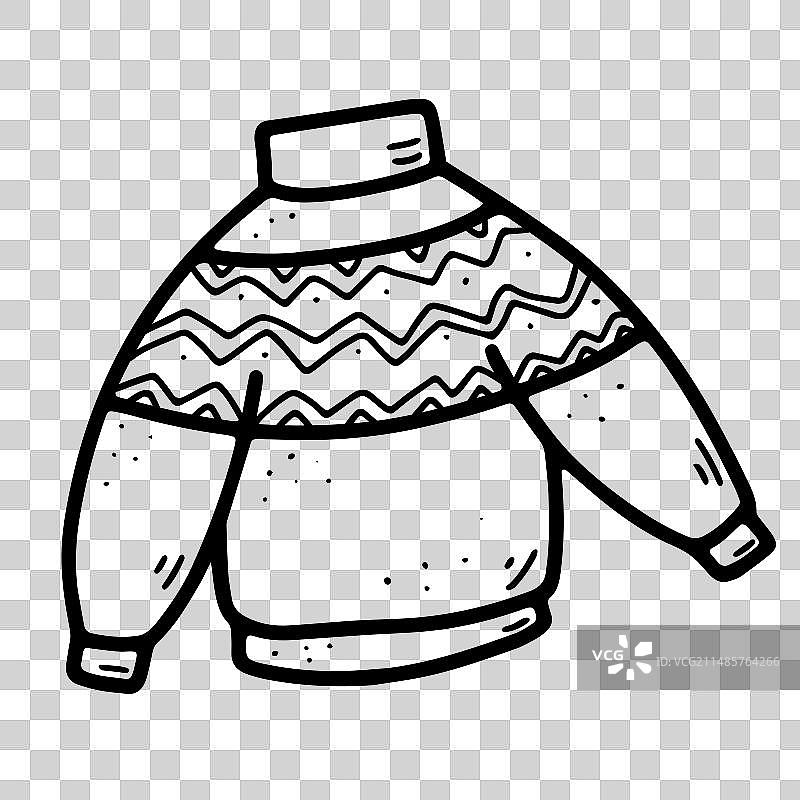 圣诞针织节日毛衣图片素材