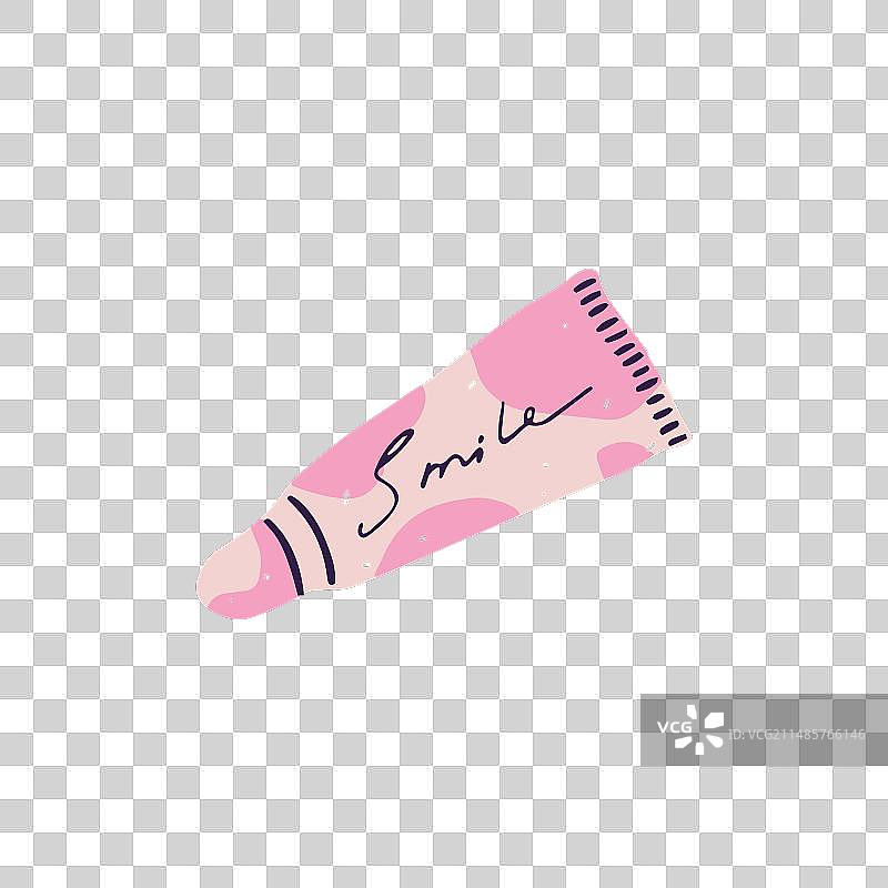 粉色唇膏润唇膏可爱管图片素材