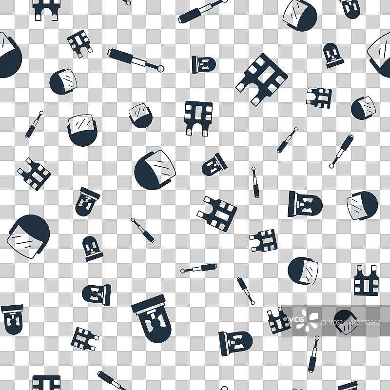 警笛伸缩警棍警察头盔图片素材