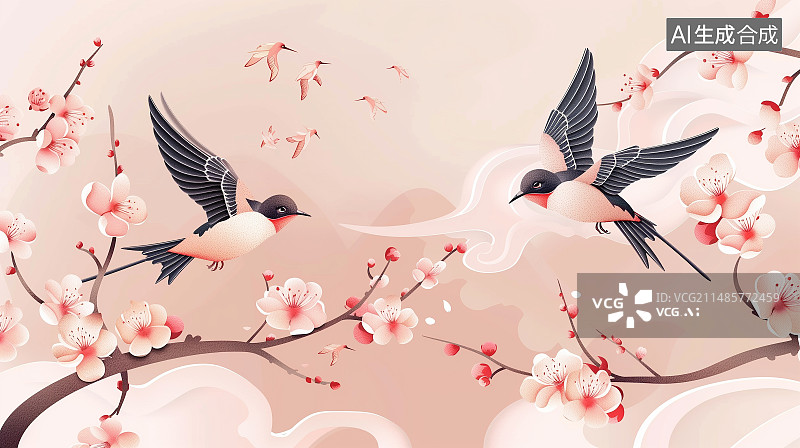 【AI数字艺术】喜鹊图片素材