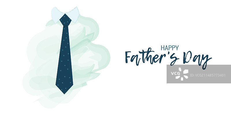 水彩风格父亲节模板图片素材