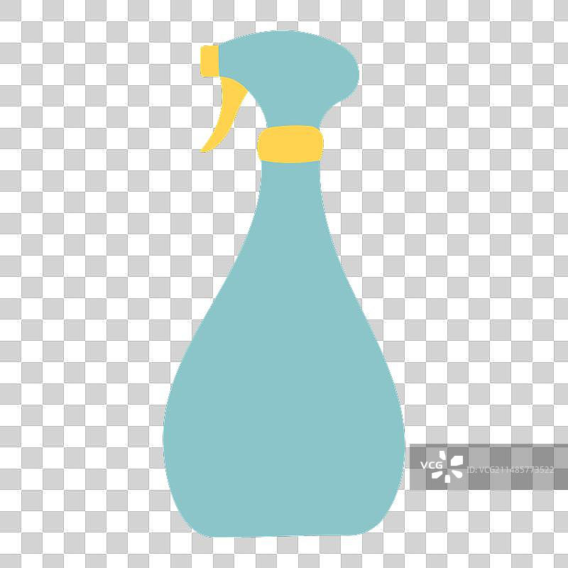 喷雾灌溉植物彩色图标图片素材