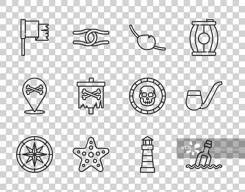 指南针、瓶中信素材图片素材