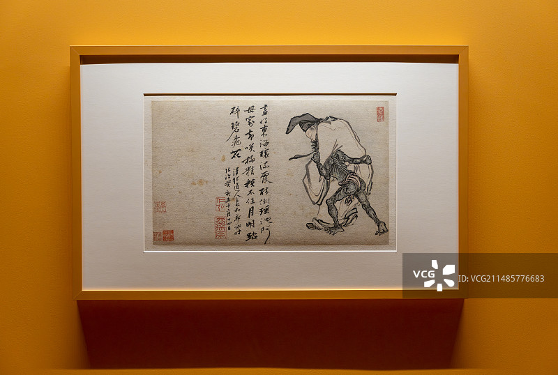 上海博物馆杂画人物图册明代郭诩1503--1507年图片素材