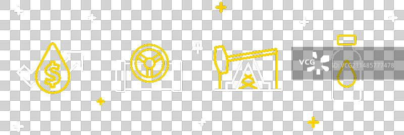 石油试管与抽油机图片素材