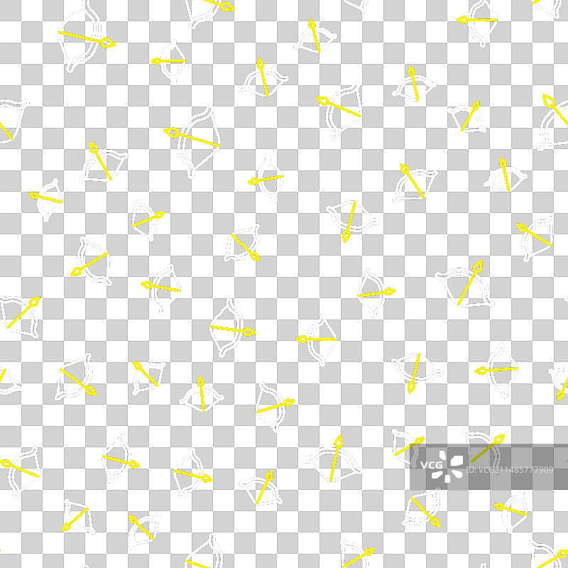 中世纪弓箭线条图标图片素材