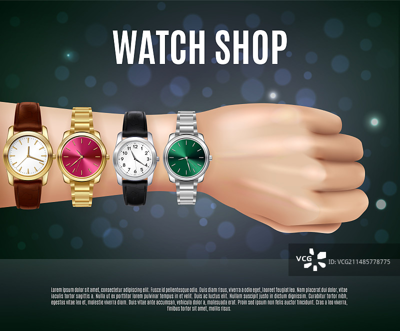 珠宝逼真构图图片素材