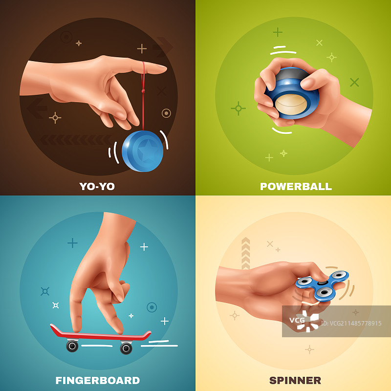 手部游戏设计概念图片素材