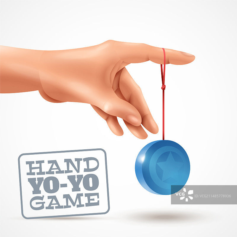手和溜溜球游戏背景图片素材