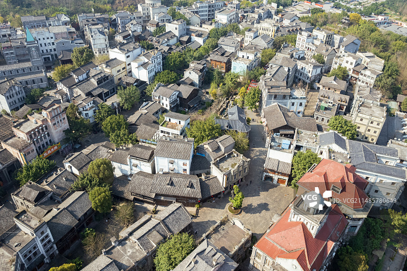 重庆两江国际影视城，两江影视城的房屋图片素材