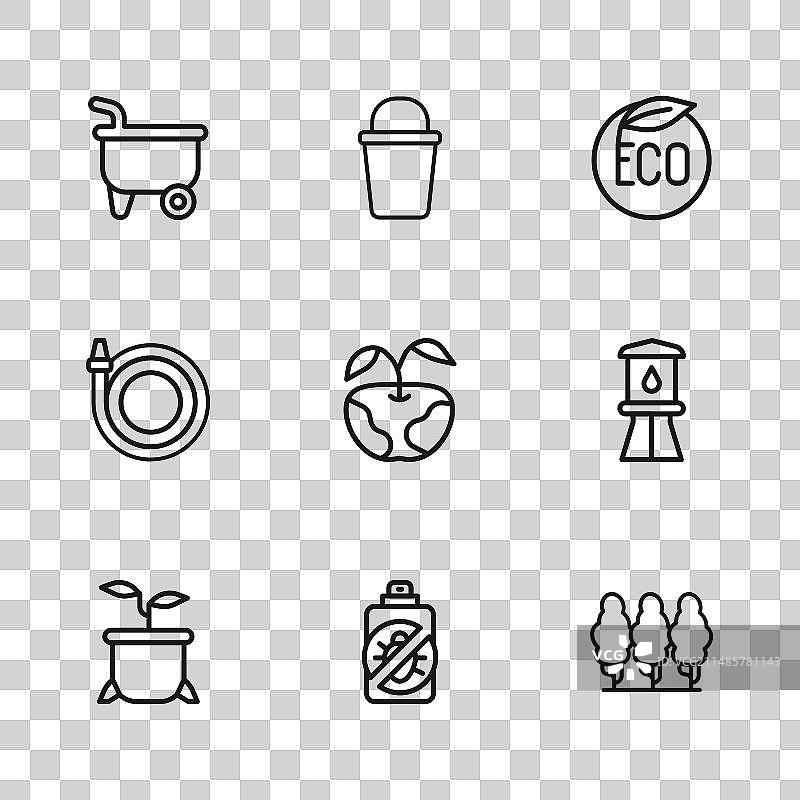 杀虫剂水塔水果图片素材