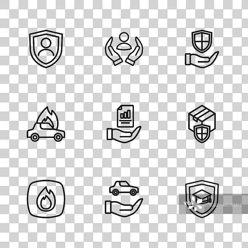 汽车保险、配送安全性图片素材