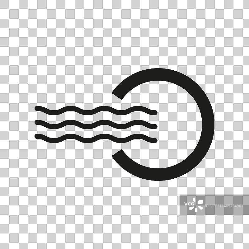 空气过滤器标志气流符号净化器图标图片素材