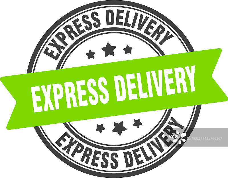 快递印章标签图片素材