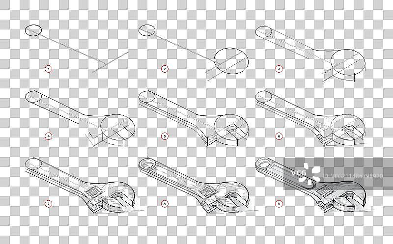 学习写生绘画教程页面图片素材