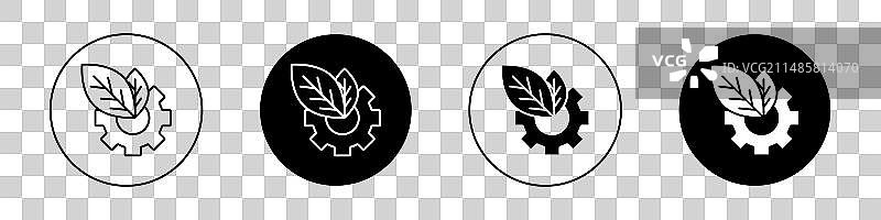 绿色科技图标图片素材