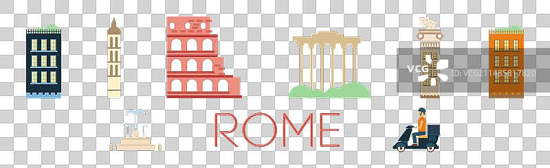 欢迎来到罗马传统意大利文化图片素材