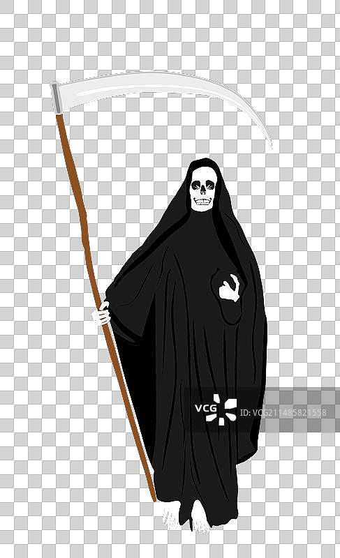 手持镰刀的死神图片素材