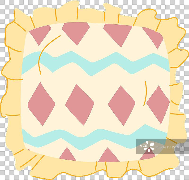 部落波西米亚风卡通枕头图片素材