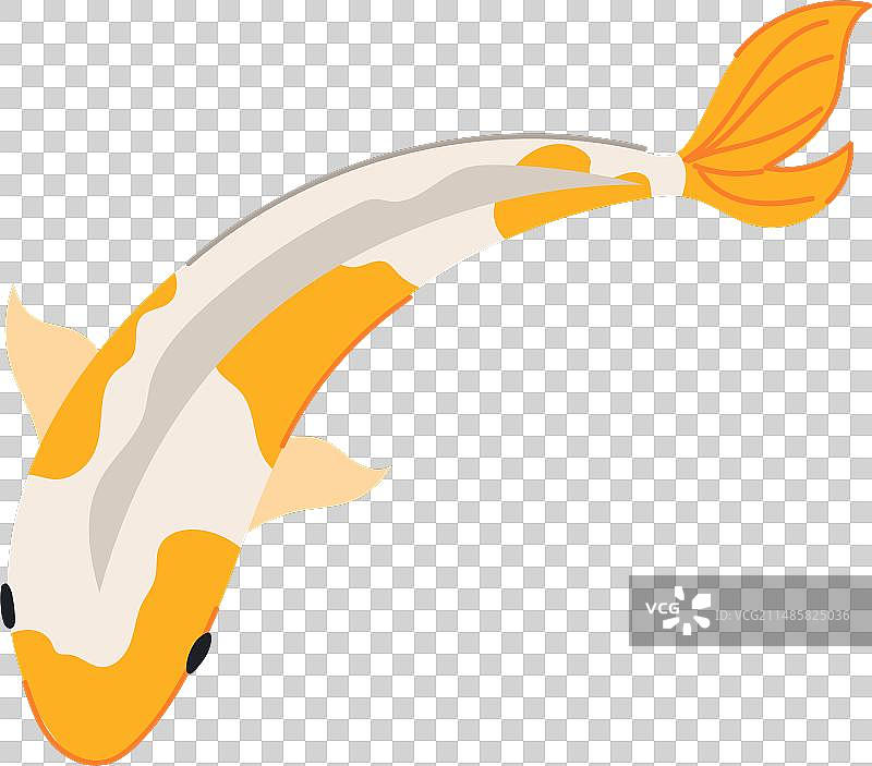 卡通锦鲤池塘图片素材