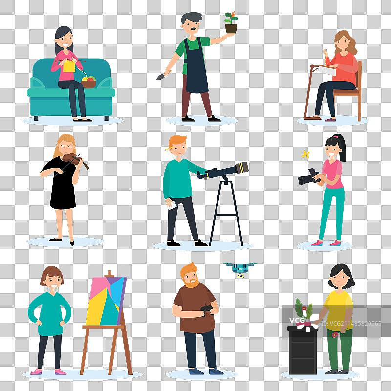 成年人的爱好合集图片素材