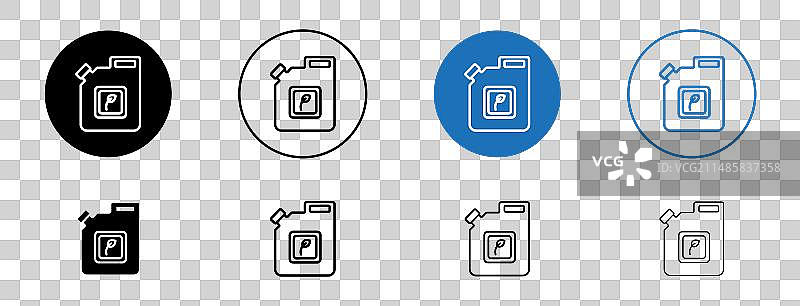 生物燃料图标集燃料乙醇沼气图片素材