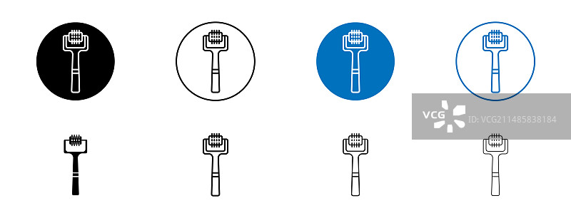 微针滚轮图标图片素材