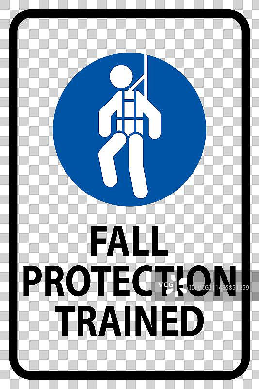 安全帽贴花坠落防护培训图片素材