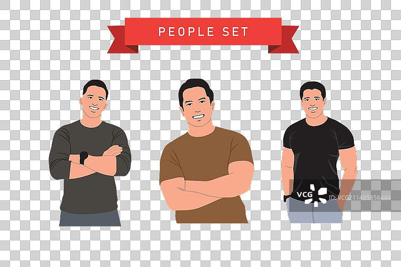 有不同情绪的男人图片素材