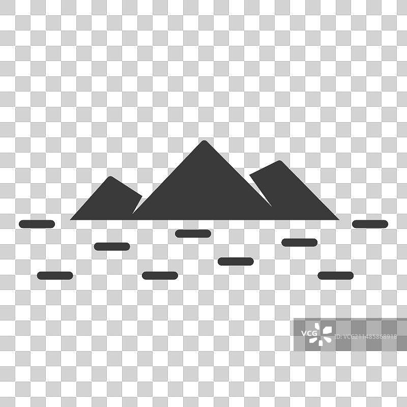 礁石悬崖标志图标图片素材