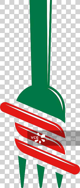 意面叉子图标图片素材