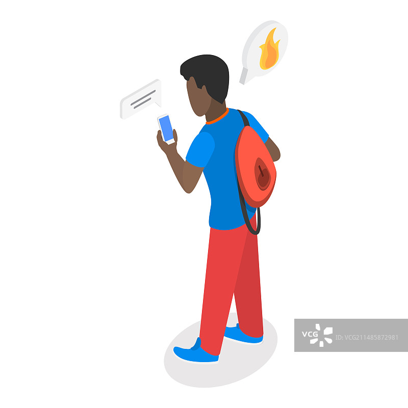 3D 2.5D扁平坏消息图片素材