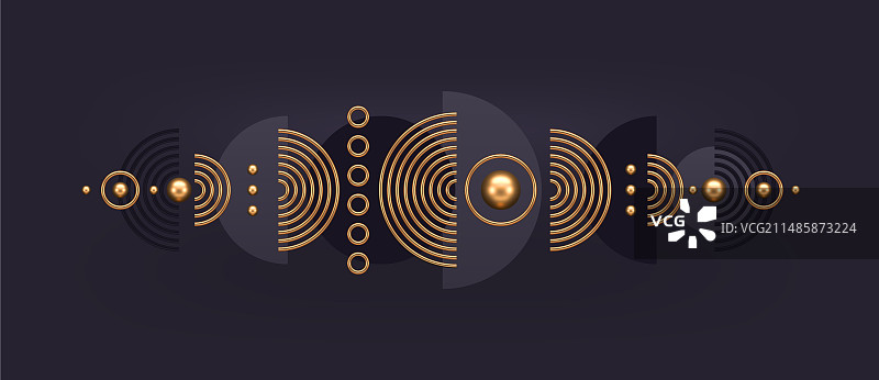 带金色金属的抽象简约背景图片素材