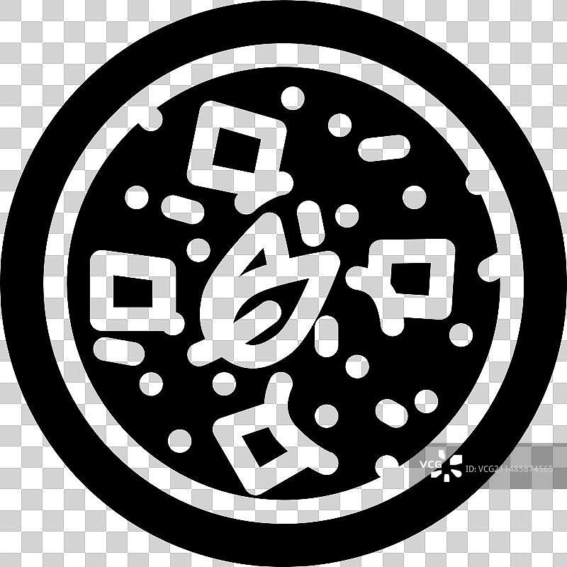 泰国绿咖喱菜肴标志图标图片素材