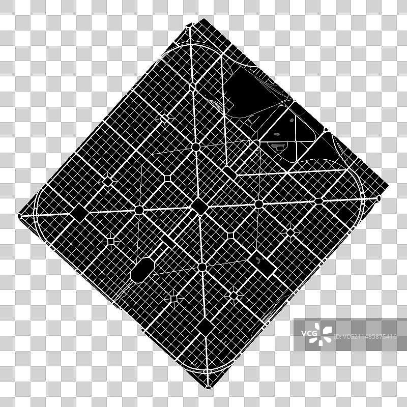阿根廷拉普拉塔城市地图图片素材