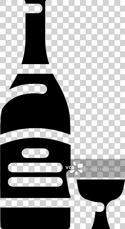 韩国米酒美食标志图片素材