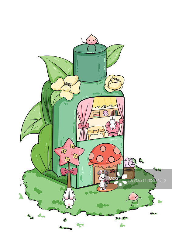 小场景插画图片素材