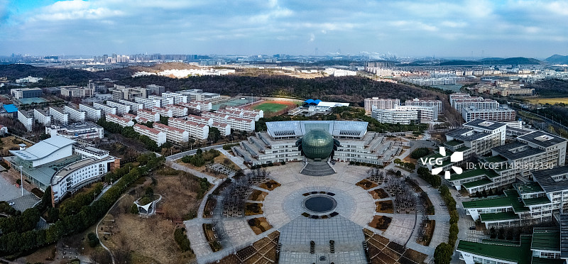 南京 栖霞区文苑路 南京财经大学 金鹰湖滨天地 仙林商务中心 南京邮电大学 栖园图片素材