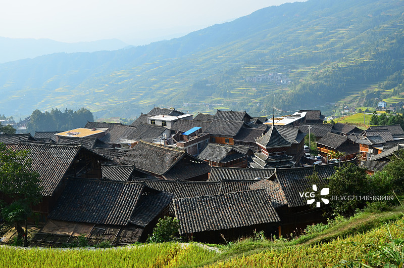 肇兴侗寨 堂安侗寨图片素材