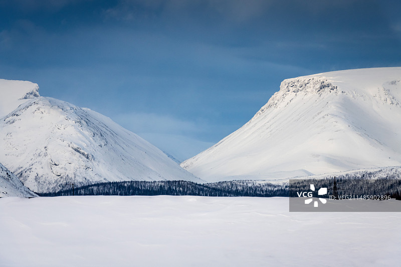 科拉半岛希比内山脉图片素材