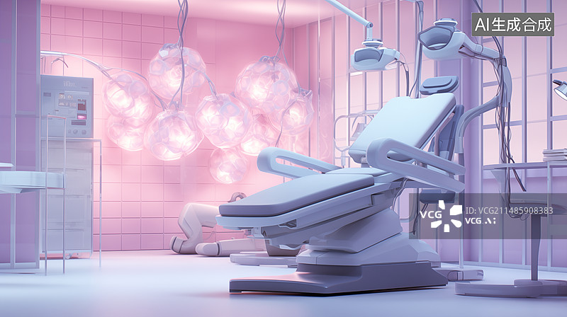 【AI数字艺术】医美，生物科技，美容护肤。医疗诊所图片素材