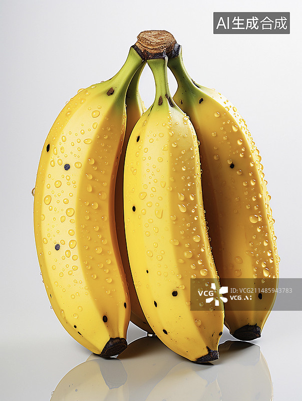 【AI数字艺术】长斑的香蕉图片素材