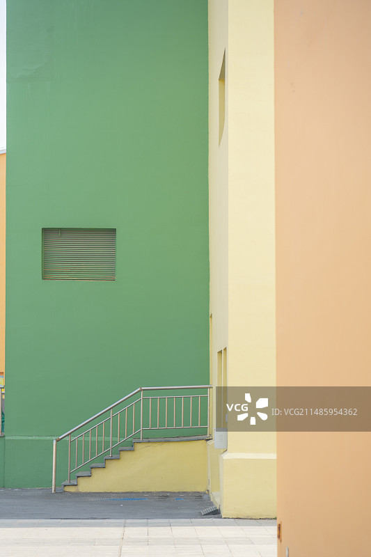 彩色的建筑图片素材