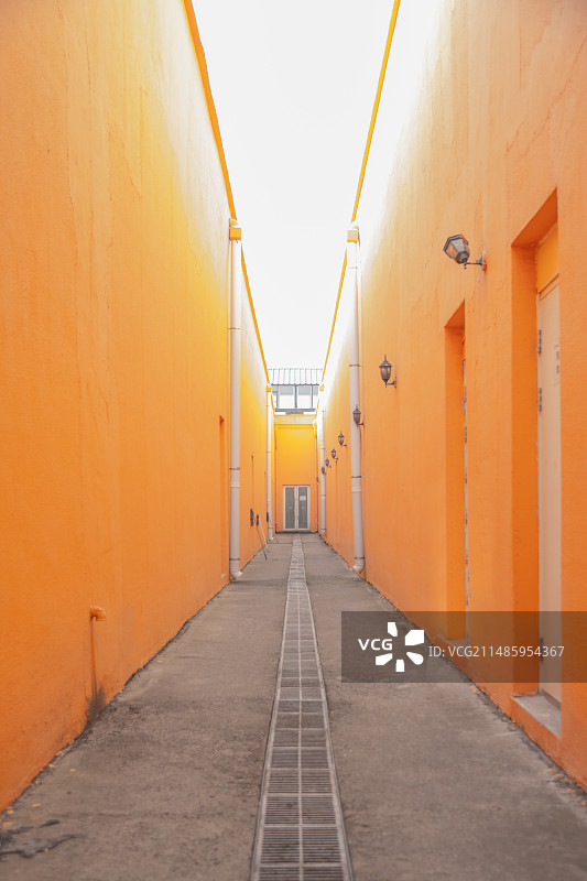 彩色的建筑图片素材