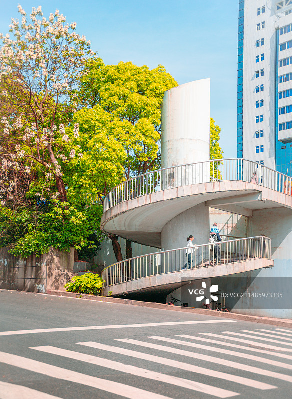 长沙旋转楼梯橘子洲图片素材
