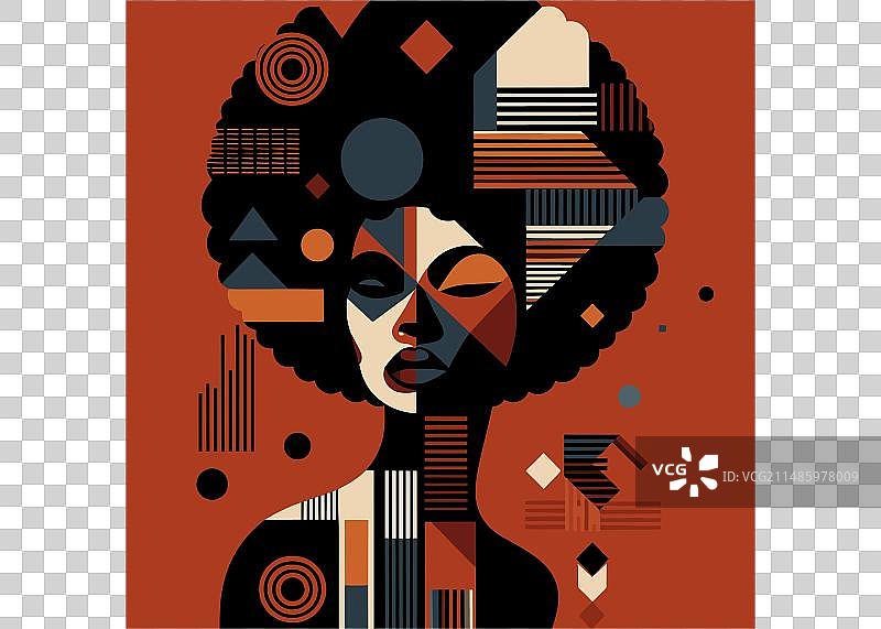 抽象人像女人图片素材